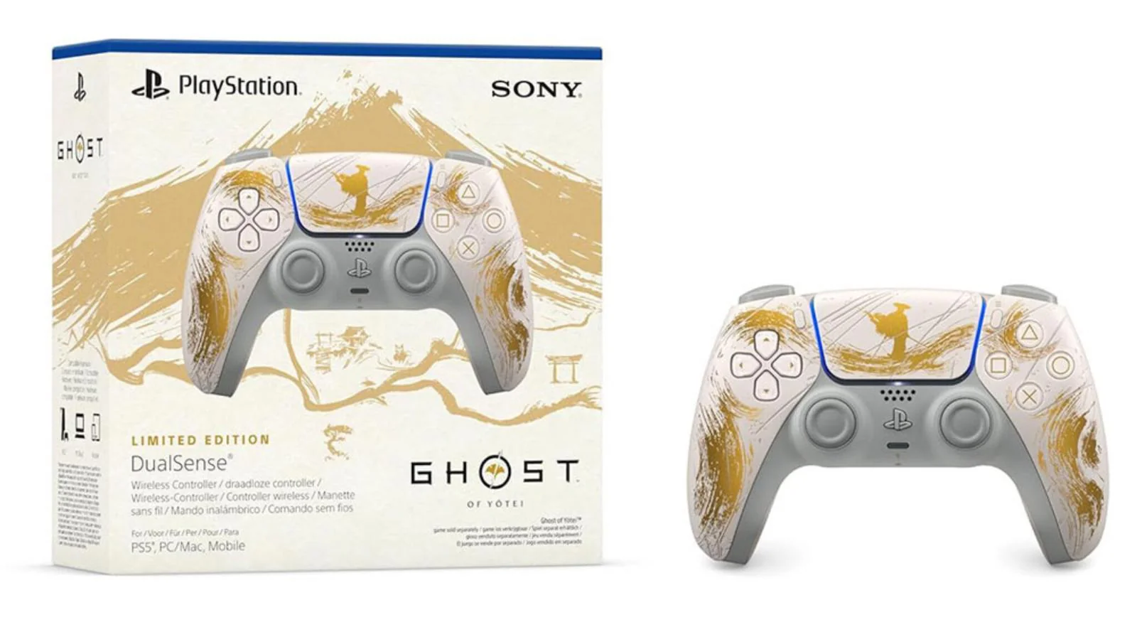 DualSense Wireless Controller [Ghost Of Yotei Gold Limited Edition]