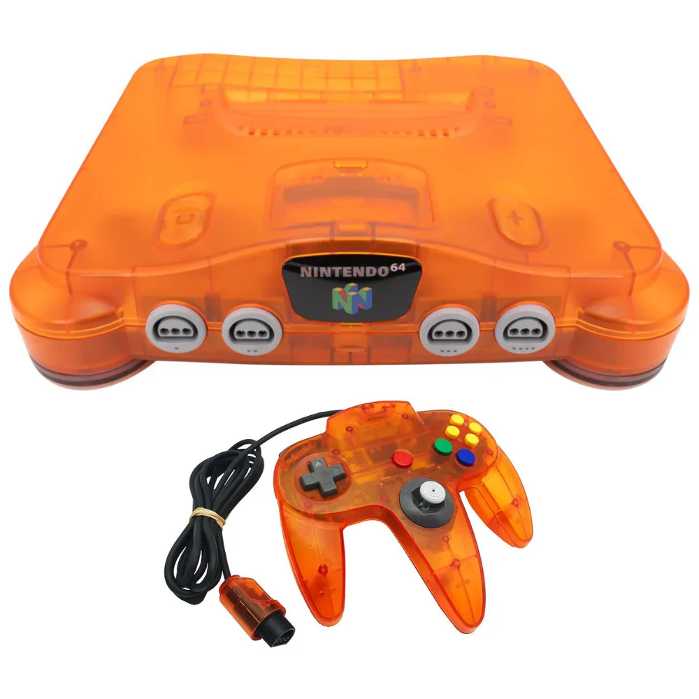 Console Funtastic Fire Orange Nintendo 64 System (N64)