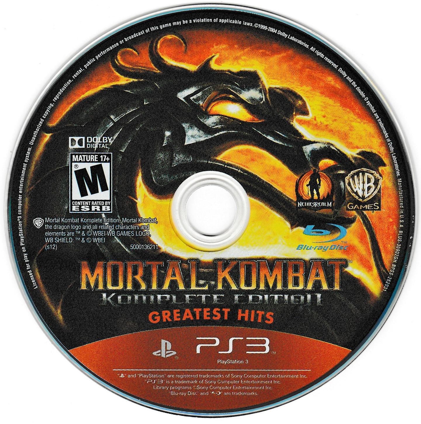 Mortal Kombat Komplete Edition [Greatest Hits] - Image 2