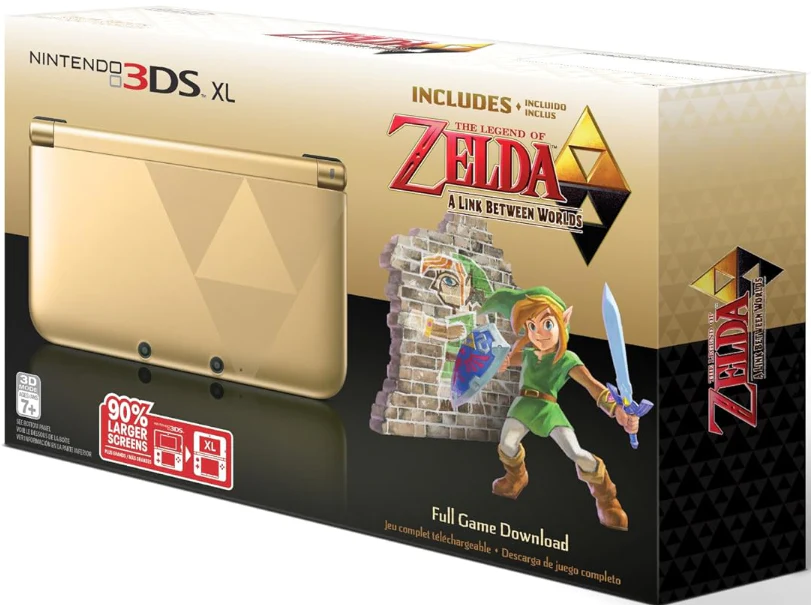 Nintendo 3DS XL Zelda Link Between Worlds Limited Edition